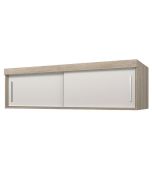 Firenze150 gardróbszekrény magasítás tölgy-fehér