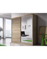 Firenze183 tolóajtós, tükrös, gardróbszekrény tölgy-tölgy
