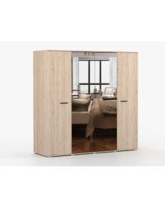 Bologna tükrös gardróbszekrény San Remo homok