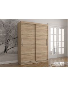 Firenze150 M06 tolóajtós gardróbszekrény tölgy-tölgy