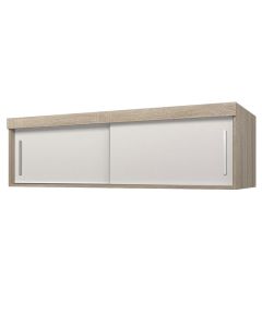 Firenze150 gardróbszekrény magasítás tölgy-fehér