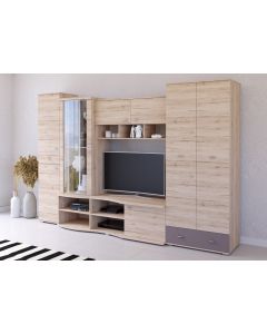 Genova, homok-cappucino szekrénysor