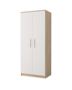 Omega80 gardróbszekrény tölgy-fehér